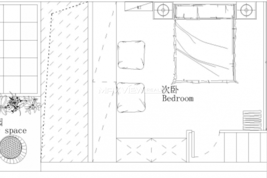 Shanghai lanhouse rental on Changle Road   2bedroom 118sqm ¥20,000 SH017415