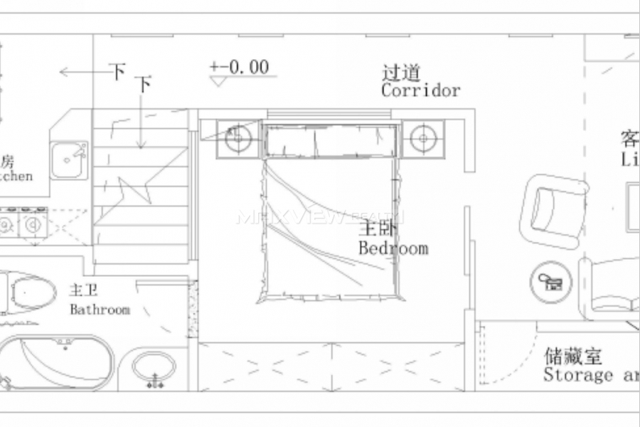 Shanghai lanhouse rental on Changle Road   2bedroom 118sqm ¥20,000 SH017415