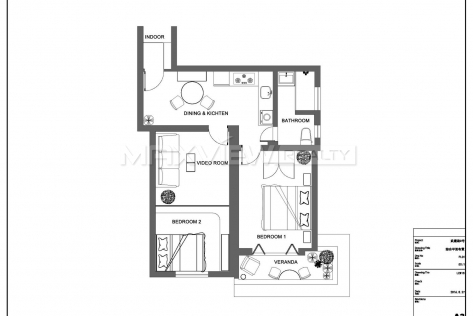 Old Apartment on Wukang Road 2bedroom 80sqm ¥22,000 SH017451
