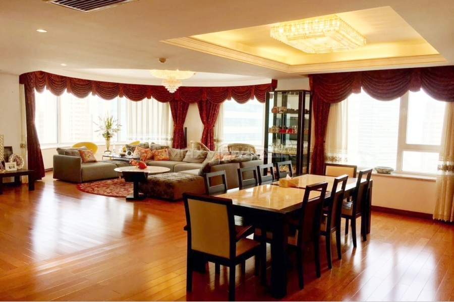 Apartments for rent in Shanghai in Skyline Mansion 4bedroom 303sqm ¥48,000 SH017455