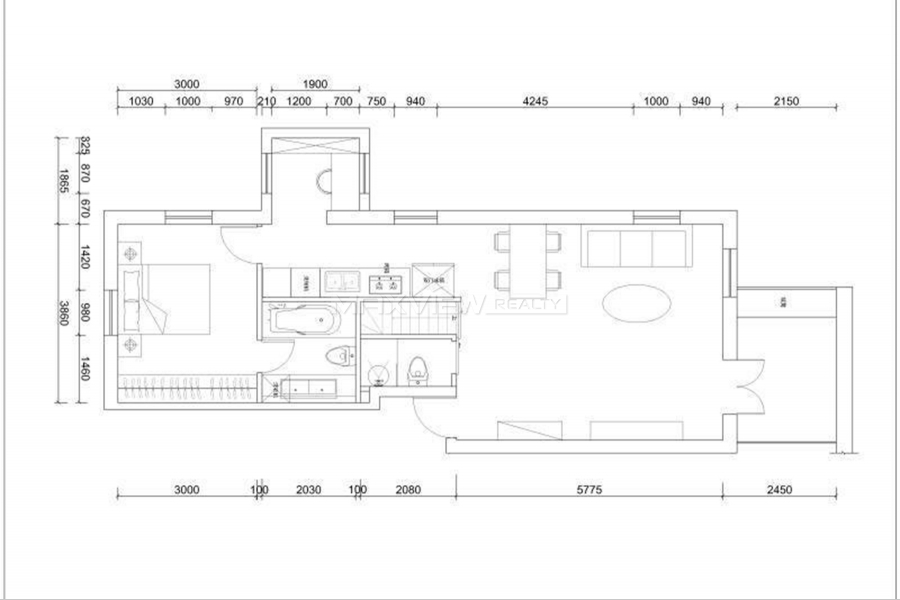 Hunan Rd  3bedroom 110sqm ¥26,000 SH017615 
