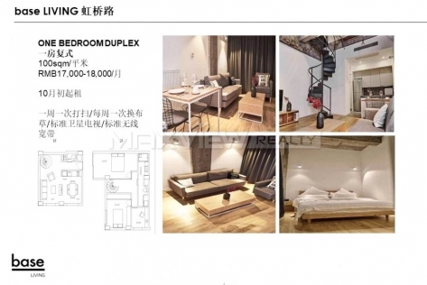 Base Living Hongqiao 1bedroom 50sqm ¥14,000 PRS1106
