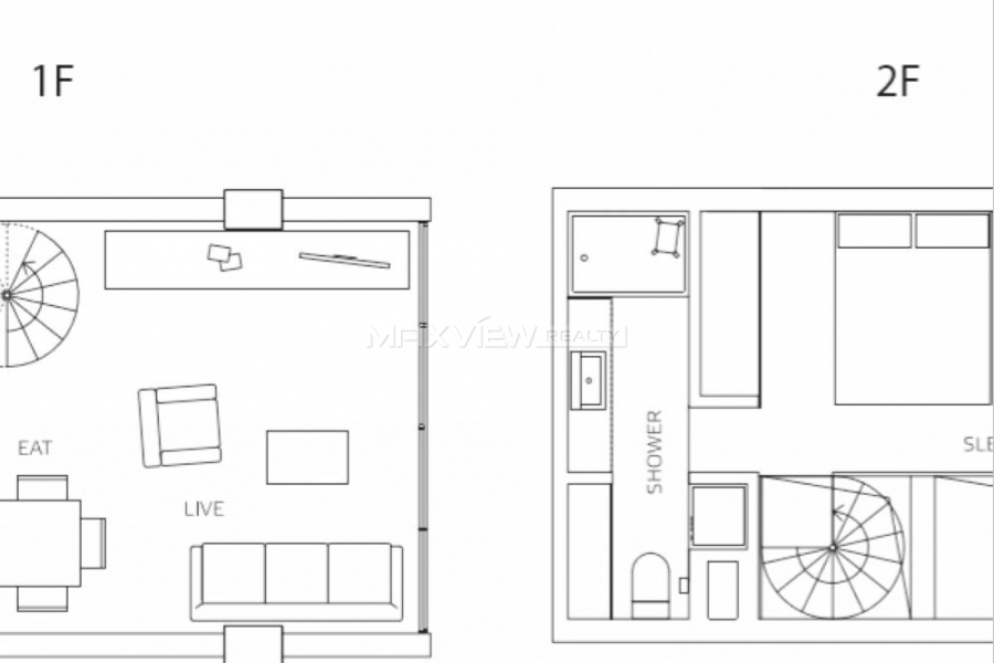 Base Living Hongqiao 1bedroom 100sqm ¥18,000 PRS1105