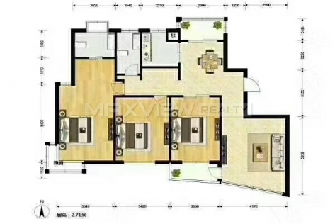 Xiang Mei Garden 3bedroom 174sqm ¥16,000 PRS6201