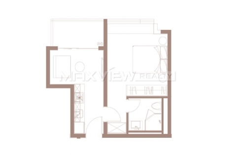 Blinq Residences Shanghai Wujiaochang 1Br with Balcony and Lakeview 1bedroom 61sqm ¥13,000 PRA17003