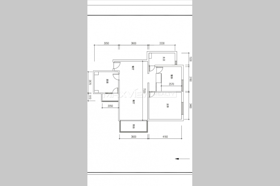 Jewelry Garden 2br 110sqm in Xujiahui | 尊园&nbsp;2bedroom&nbsp;110sqm&nbsp;&yen;22,900&nbsp;SHA19522